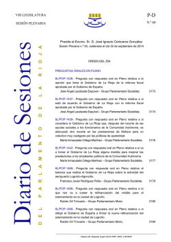 DSPR nº 60 30/09/2014 (PDF 601 Kb) - Parlamento de La Rioja
