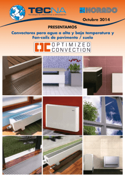 Catálogo de Convectores - Tecna