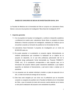 Bases del concurso - SAVALnet