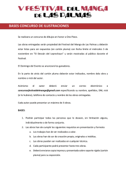 bases - Festival del Manga de Las Palmas - El Desv&aacute;n del