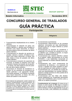 Guía Práctica Concurso General de Traslados - STEC-IC