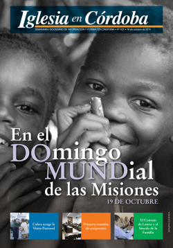 de las Misiones en el - Diócesis de Córdoba