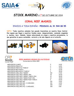 CORAL REEF MADRID - Free PDF Hosting