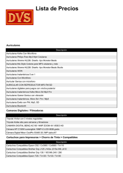 Lista de Precios - DA VINCI Store