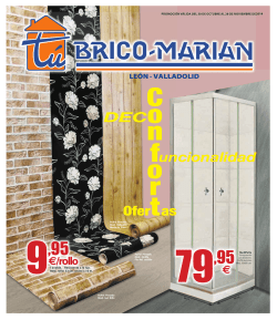 Descarga el folleto en PDF - Tu Brico-Marian
