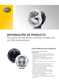 Luminator Compact LED: Información de producto - HELLA