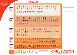 Descarga Guía de Canales - Cablevisión