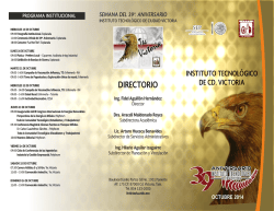 DIRECTORIO - Instituto Tecnol&oacute;gico de Cd. Victoria