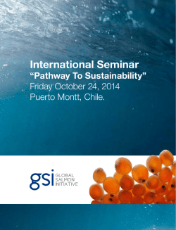 International Seminar - Global Salmon Initiative