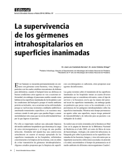 La supervivencia de los gérmenes - edigraphic.com