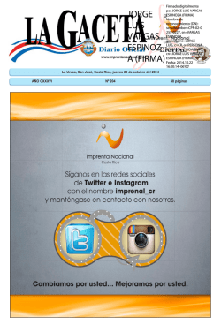 Gaceta con Firma digital - La Gaceta