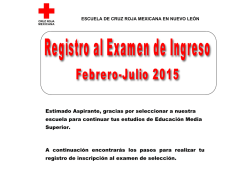 Convocatoria de BTE (Bachillerato en enfermería) - Cruz Roja