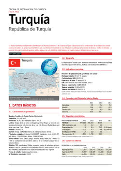 Turquía: Ficha del País - Ministerio de Asuntos Exteriores y de