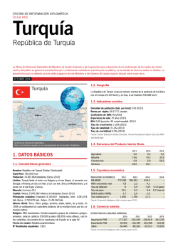 Turqu&iacute;a: Ficha del Pa&iacute;s - Ministerio de Asuntos Exteriores y de