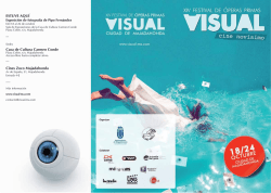 ESTUVE AQU&Iacute; Casa de Cultura Carmen Conde Cines Zoco - Visual