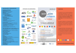 folleto master 2014-15 - Universidad Autónoma de Madrid