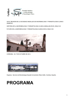 PROGRAMA - Universidad de Córdoba