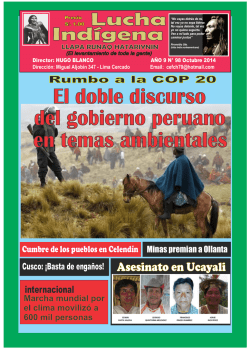 Lucha Indígena No. 98 PDF