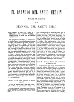 El Baladro del Sabio Merlín, primera parte de la Demanda del