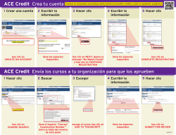 ACE Credit Crea tu cuenta ACE Credit Env&iacute;a los - McDonalds