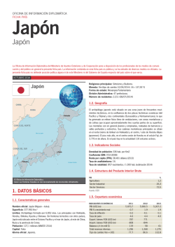 Japón: Ficha del País (pdf) - Ministerio de Asuntos Exteriores y de