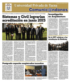 Comunicándonos - Universidad Privada de Tacna
