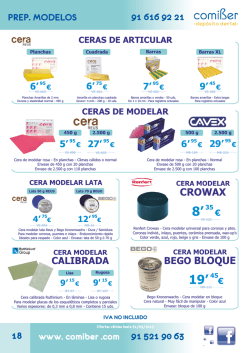 Preparación de Modelos - comiber