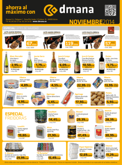 promociones noviembre 2014 - Anigma