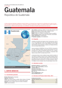 Ficha Pa&iacute;s - Ministerio de Asuntos Exteriores y de Cooperaci&oacute;n