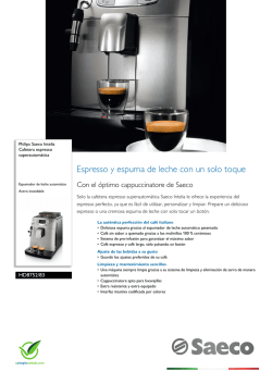 HD8752/83 Philips Cafetera espresso superautomática