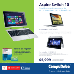 Aspire Switch 10 - Compudabo