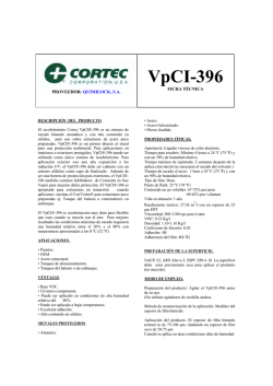 Ficha técnica VpCI-396 - Quimilock