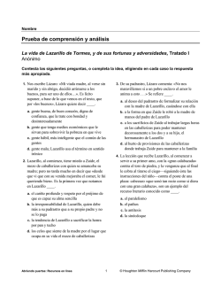 Prueba de comprensión y análisis - Reeths-Puffer Schools