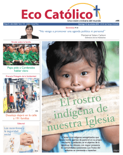 Versi&oacute;n PDF en este enlace - Eco Cat&oacute;lico