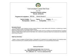 DER-042 - DERECHO ROMANO II.pdf - Universidad Central del Este