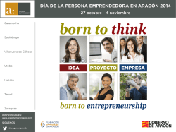 Informaci&oacute;n de actividades programadas - Gobierno de Arag&oacute;n