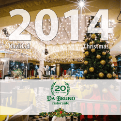 Menu Grupos Empresas Navidades - Da Bruno
