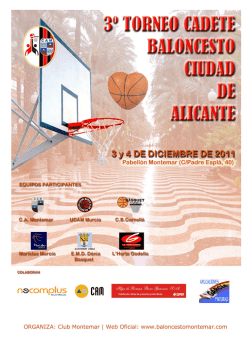 fichero del torneo - Baloncesto Maristas Murcia