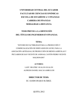 final resolution of the call for bilateral activities bbrr