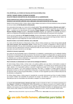 20 de marzo de 2015 Confederaci&oacute;n de Consumidores y