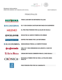 &Iacute;NDICE SISTEM&Aacute;TICO ABREVIATURAS 7 PRESENTACI&Oacute;N a la 8.&ordf;