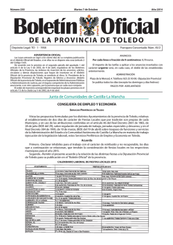 Boletín Oficial de la Provincia