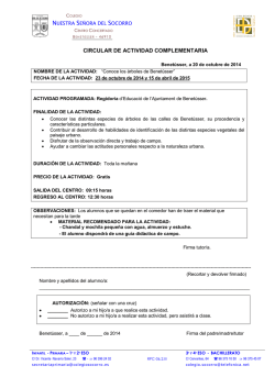 DATOS ELECCIONES SINDICALES