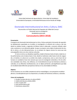 convocatoria abierta - Posgrados - Universidad Autónoma de