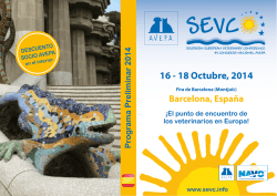 16 - 18 Octubre, 2014