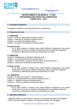 Programación didáctica abrev. 14-15 2º ESO - Colegio Menéndez