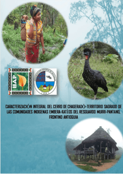 (OIA), Municipio de Frontino - Chocó Biogeográfico. - Sistema de