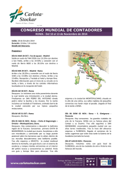 CONGRESO MUNDIAL DE CONTADORES - Clicktur