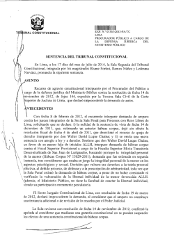 1 IIIIIIIIIIIIII1111 111 1 - Tribunal Constitucional del Perú