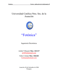 Las fibra ópticas usan la luz para transmitir los - JeuAzarru.com